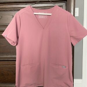 Figs Women's Top in Dusty Rose